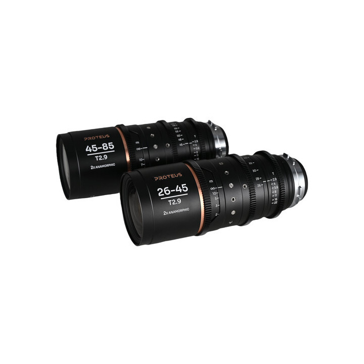 Laowa VE2645ZOOMPLEFAM - Proteus Zoom 2X Anamorphic 26-45mm T2.9 - Amber (Meters)