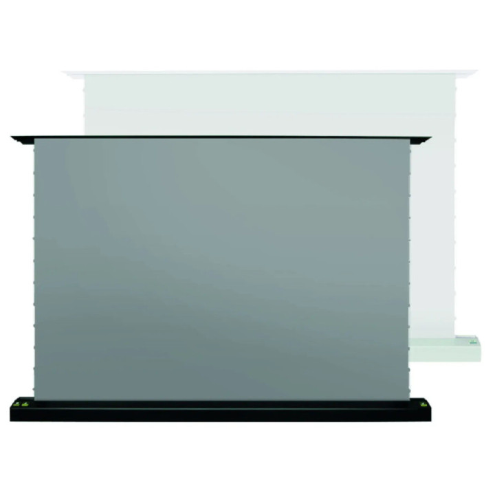 Kimex 049-3717W - Motorized tensioned pop-up projection screen 3.32 x 1.87m