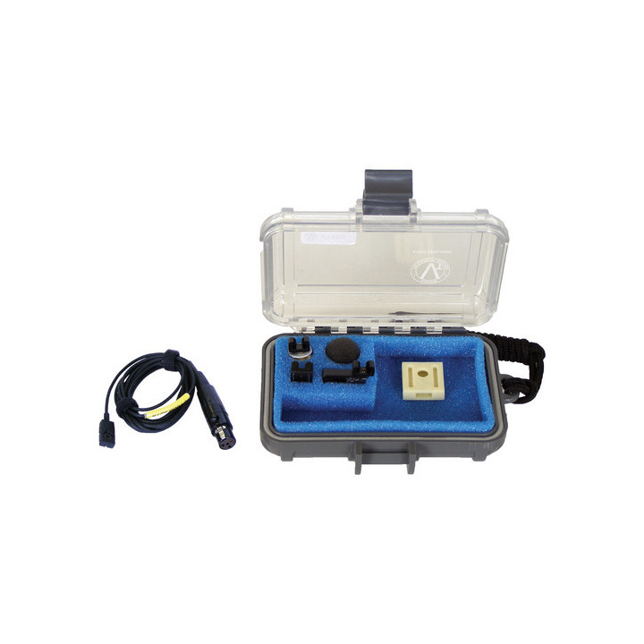 Voice Technologies VT500WA BLACK NECKLACE - WATER ADVENTURE Miniature Lavalier Mic, black