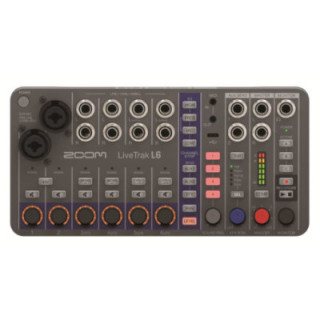 Zoom L-6 (EU) - LiveTrak - 10-Track Digital Mixer/Recorder
