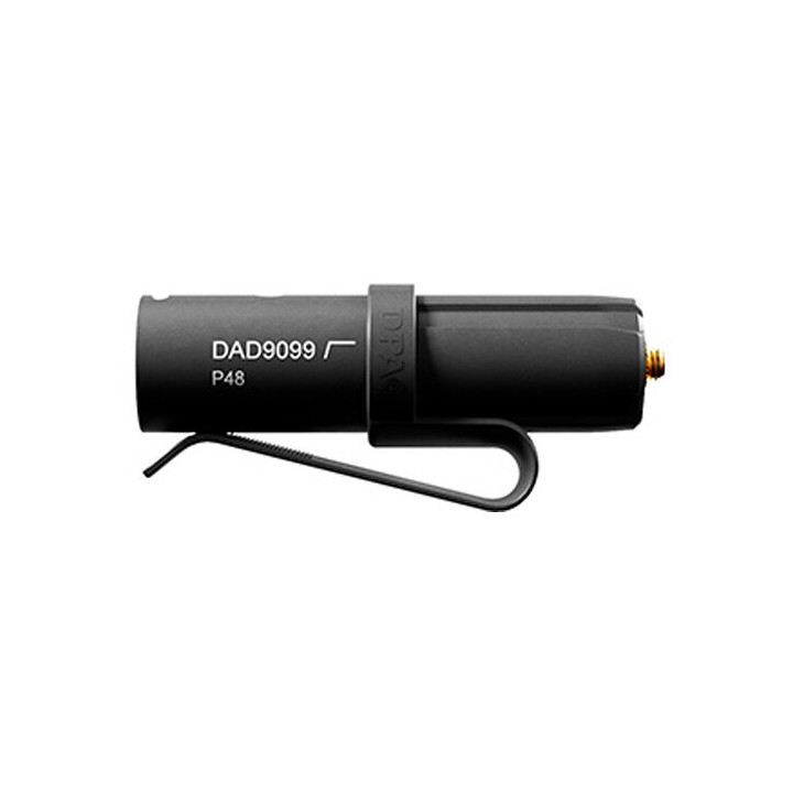 DPA Microphones DAD9099 - MicroLock to 3-Pin XLR Adapter with Low-Cut Filter and Belt Clip