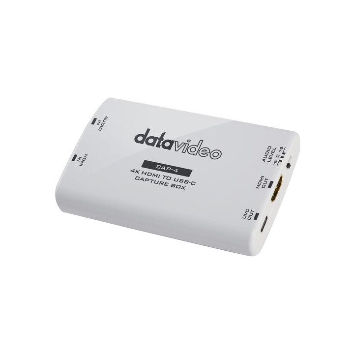 Datavideo CAP-4 - 4K HDMI to USB-C Capture Box