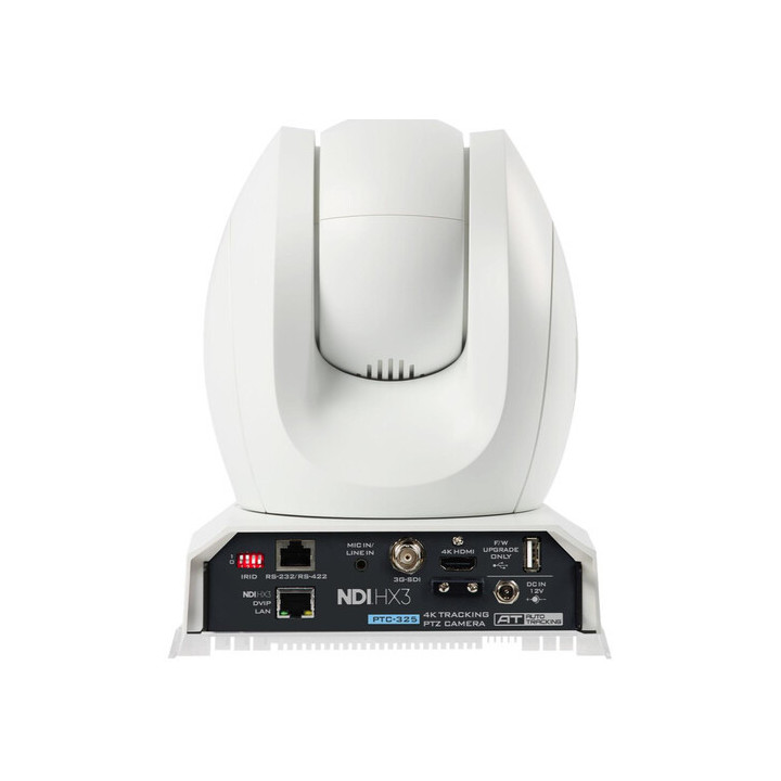 Datavideo PTC-325W - 4K 3G-SDI/HDMI/NDI Auto Tracking PTZ Camera with 30x Optical Zoom (White)