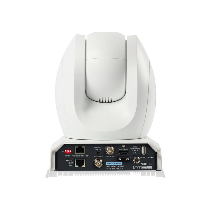 Datavideo PTC-325GW - 4K 12G-SDI/HDMI/NDI Auto Tracking PTZ Camera with 30x Optical Zoom (White)
