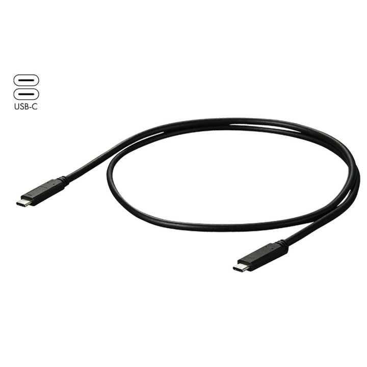 Eizo CC100-BK - USB-C to USB-C signal cable, black