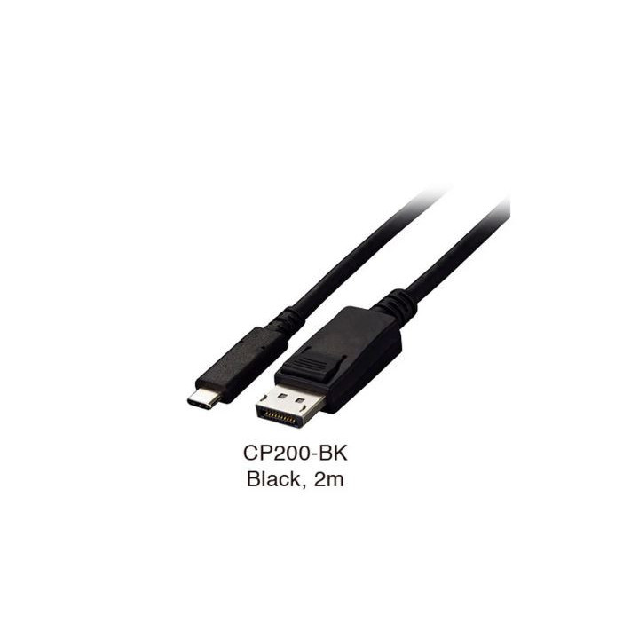 Eizo CP200-BK - USB-C to DisplayPort signal cable, black