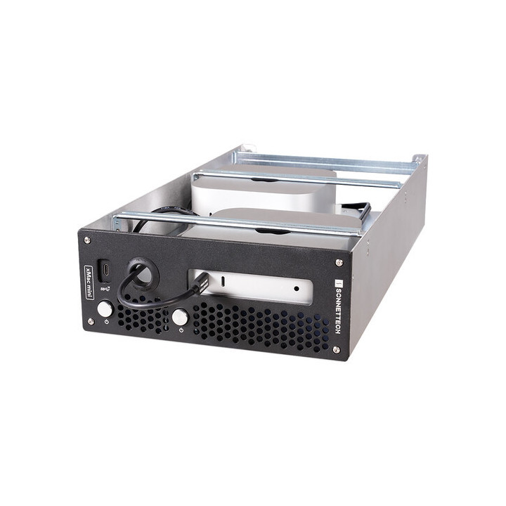 Sonnet XMM-SYS-III - xMac mini (2024) 2U Rackmount System with Echo III Module