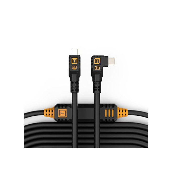 Tether Tools CUC15RTG2-BLK - TetherPro Optima 10G USB-C 4.6m RT Blk