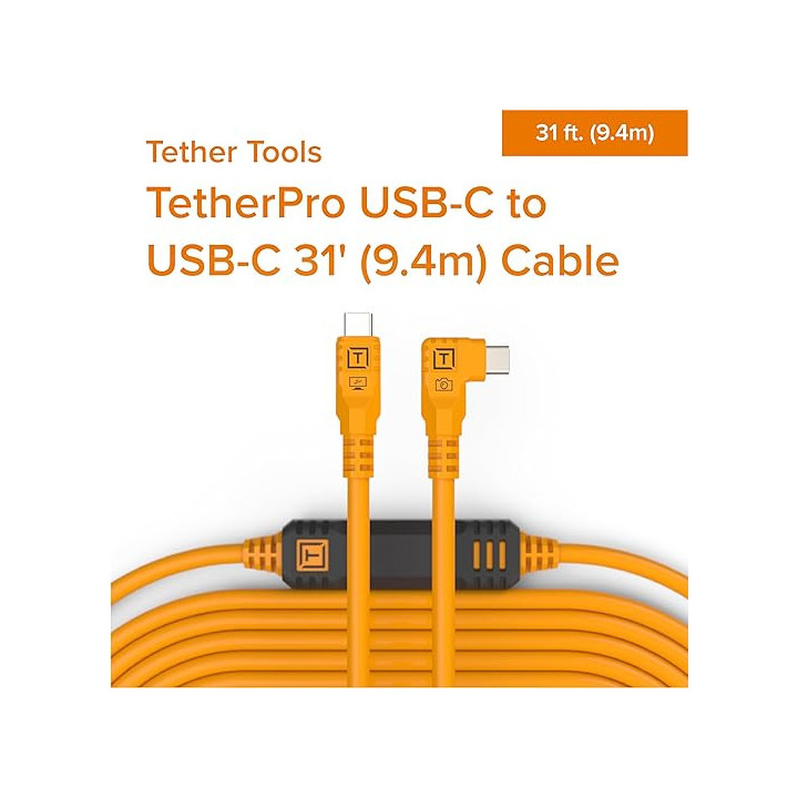 Tether Tools CUC31RT2-ORG - TetherPro USB-C to USB-C 9.4m RT Org