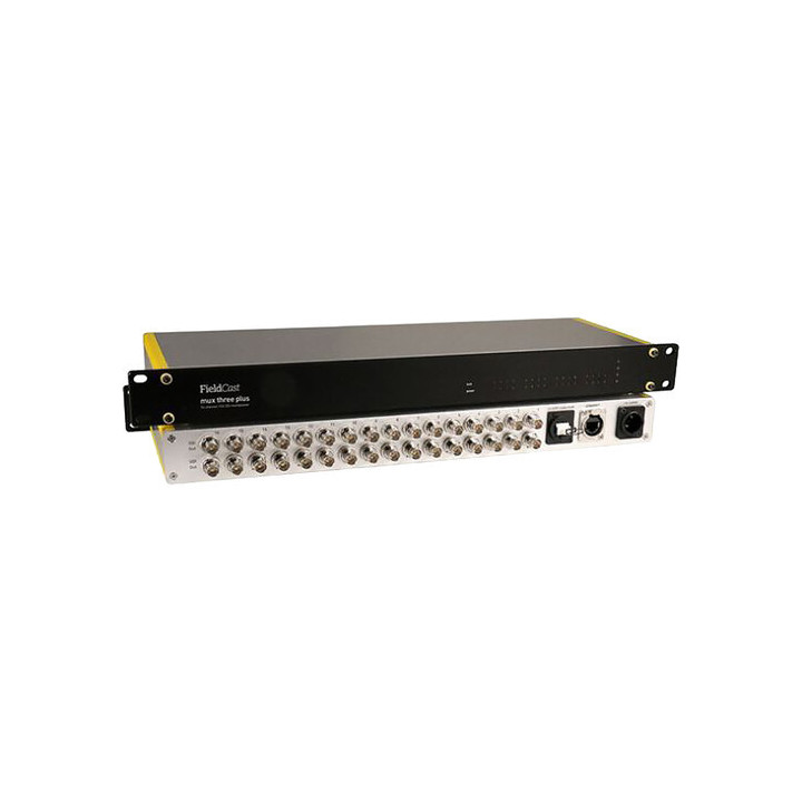 FieldCast co145 - Mux/Demux Three 12G Plus (16xSDI in/out + Ethernet over one fiber strand)