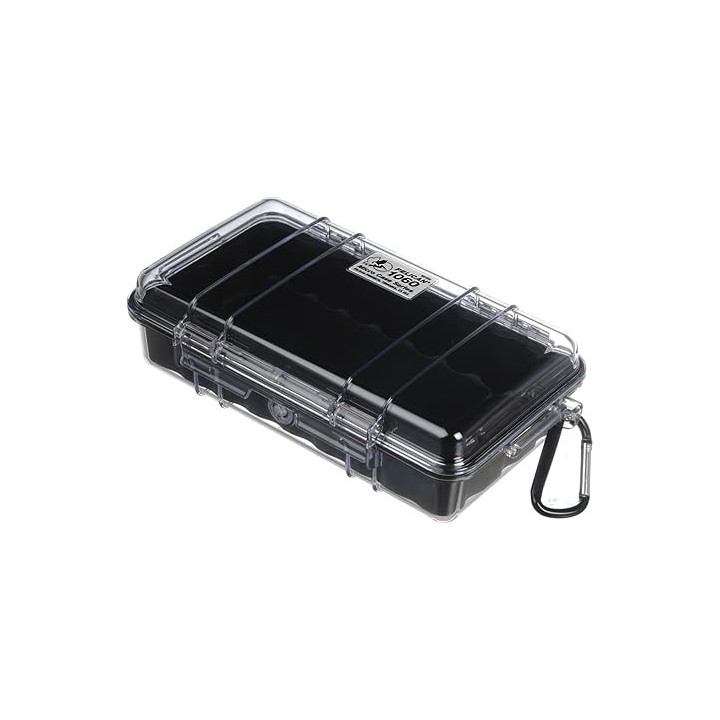 Pelicase 1060-025-100E - MicroCase Clear Case with Black Liner