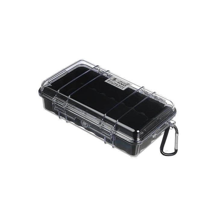 Pelicase 1060-025-100E - MicroCase Clear Case with Black Liner