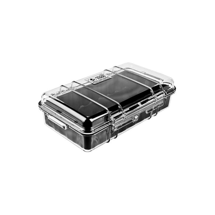 Pelicase 1060-025-100E - MicroCase Clear Case with Black Liner