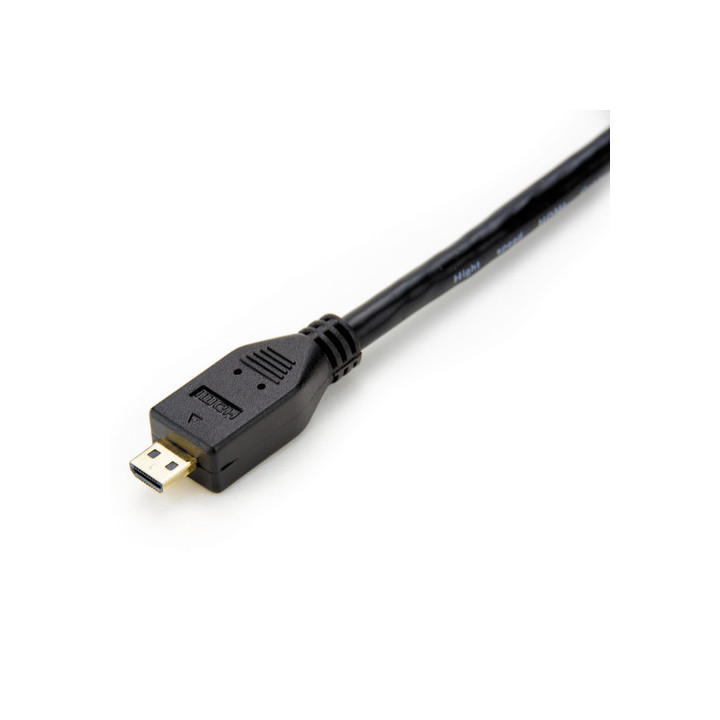 Atomos ATOMCAB005 - 1 X Coiled - Right-Angle MICRO to Micro HDMI Cable