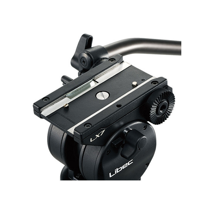Libec LX7M - Head / Tripod with Mid-level spreader / Tripod case