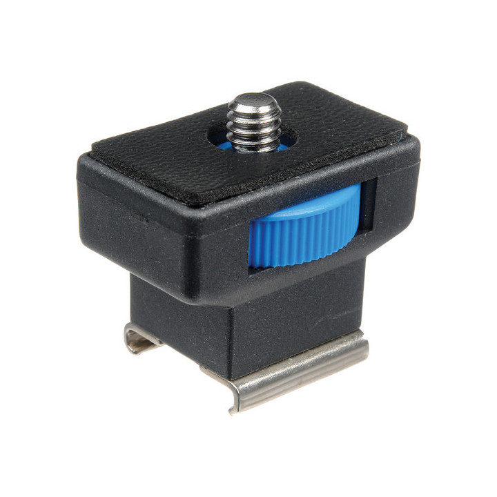 Dedolight DLBSA-S - Female shoe adapter to 1/4 male