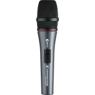 Sennheiser E865-S - Super-Cardioid Handheld Condenser Microphone with On/Off Switch