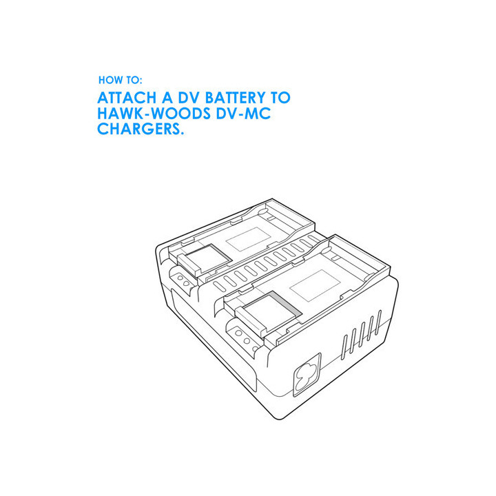Hawkwoods DV-MC2A - Canon BP Battery Charger