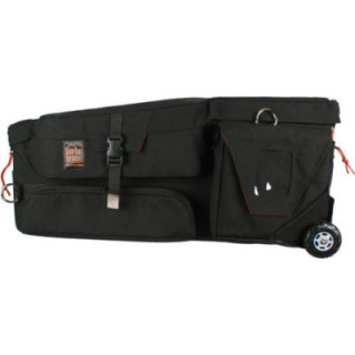 Portabrace CC-HD1BOR - Quick-Draw Camera Case with Off Road Wheels, Black
