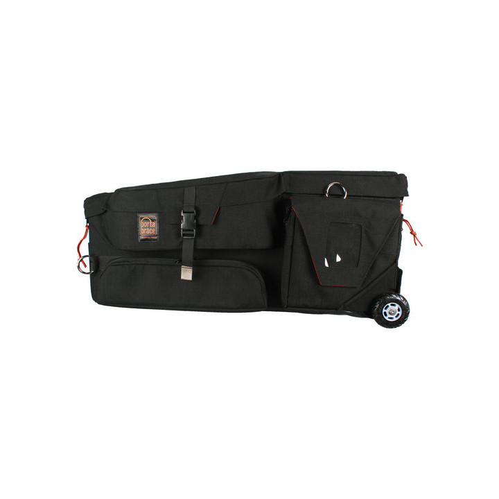 Portabrace CC-HD1BOR - Quick-Draw Camera Case with Off Road Wheels, Black