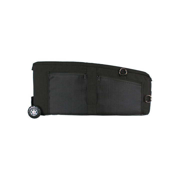 Portabrace CC-HD1BOR - Quick-Draw Camera Case with Off Road Wheels, Black