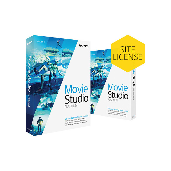 Sony KSPMS130SL1 - Sony Movie Studio Platinum 13 Volume License 5-99 Users