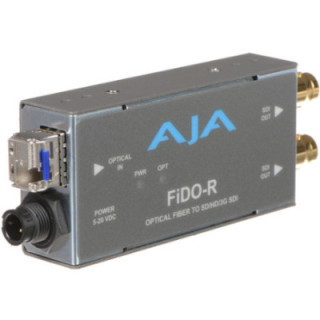 AJA FiDO-R-R0 - Single-channel Optical Fiber to SD/HD/3G SDI