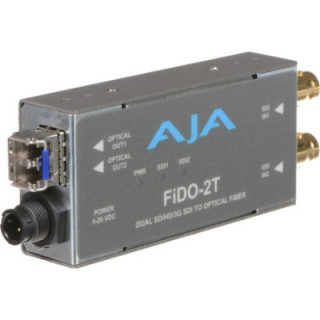 AJA FiDO-2T-R0 - Dual-channel SD/HD/3G SDI to Optical Fiber