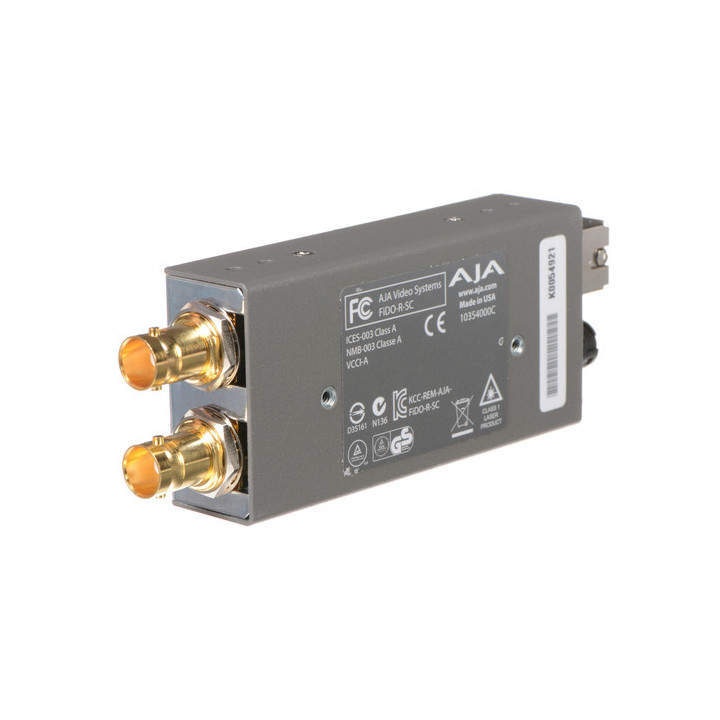 AJA FiDO-R-SC-R0 - Single-channel Optical Fiber to SD/HD/3G SDI