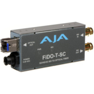 AJA FiDO-T-SC-R0 - Single-channel SD/HD/3G SDI to Optical Fiber