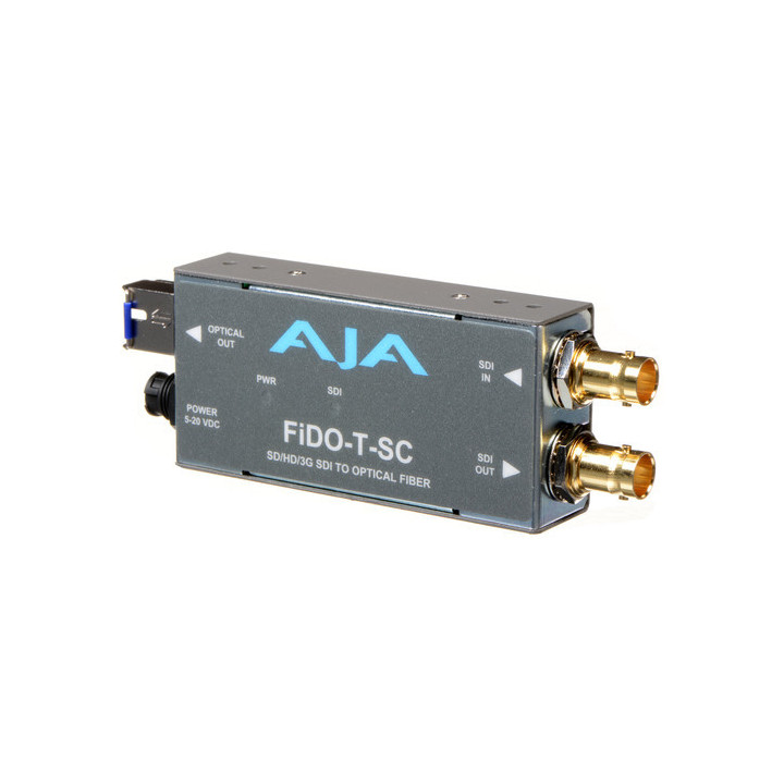 AJA FiDO-T-SC-R0 - Single-channel SD/HD/3G SDI to Optical Fiber