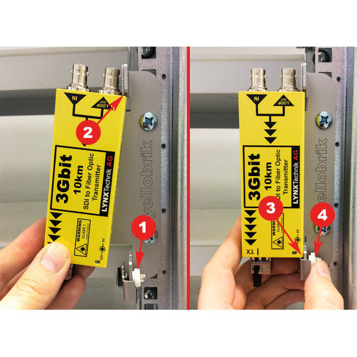 Lynx R FR 1001 - Mounting Bracket for single yellobrik Module