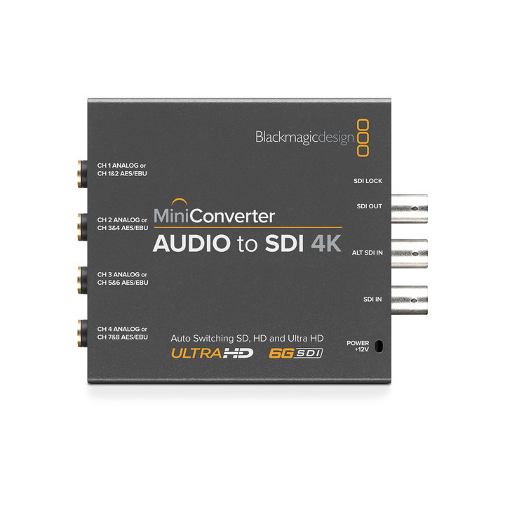 Blackmagic BM-CONVMCAUDS4K - Mini Converter Audio-SDI 4K
