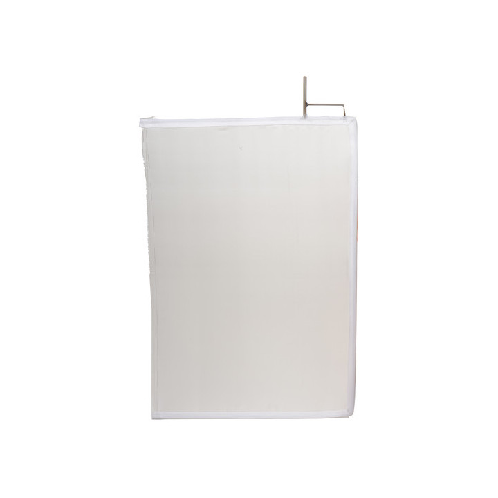 Matthews 149556 - 24 inches x 36 inches China Silk - White