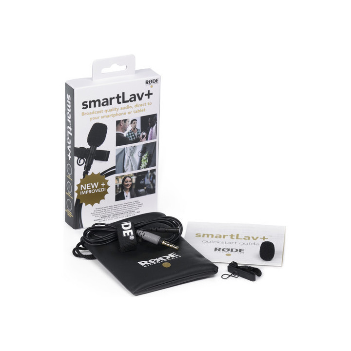 Rode smartLav+ - Lavalier Condenser Microphone for Smartphones