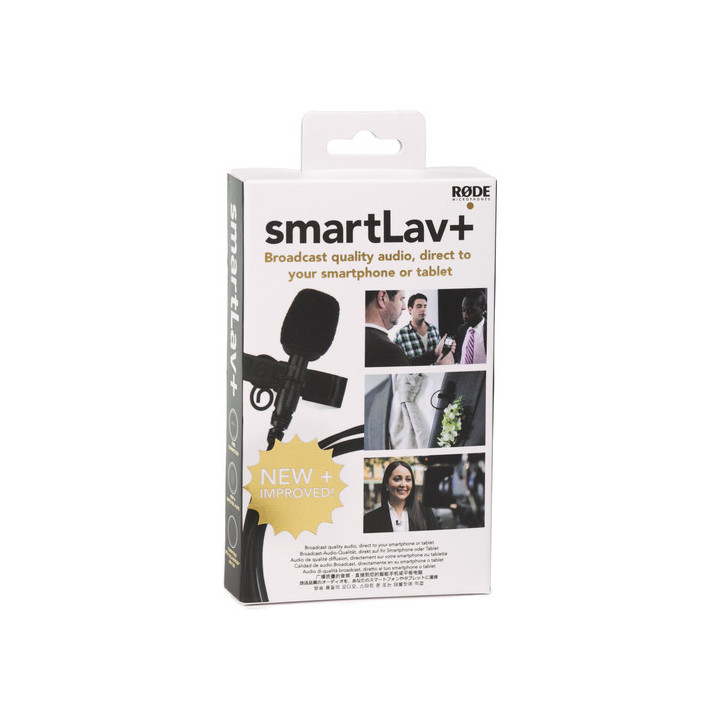 Rode smartLav+ - Lavalier Condenser Microphone for Smartphones