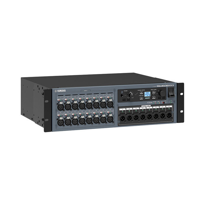 Yamaha RIO1608-D3 - DANTE rack-mountable I/O