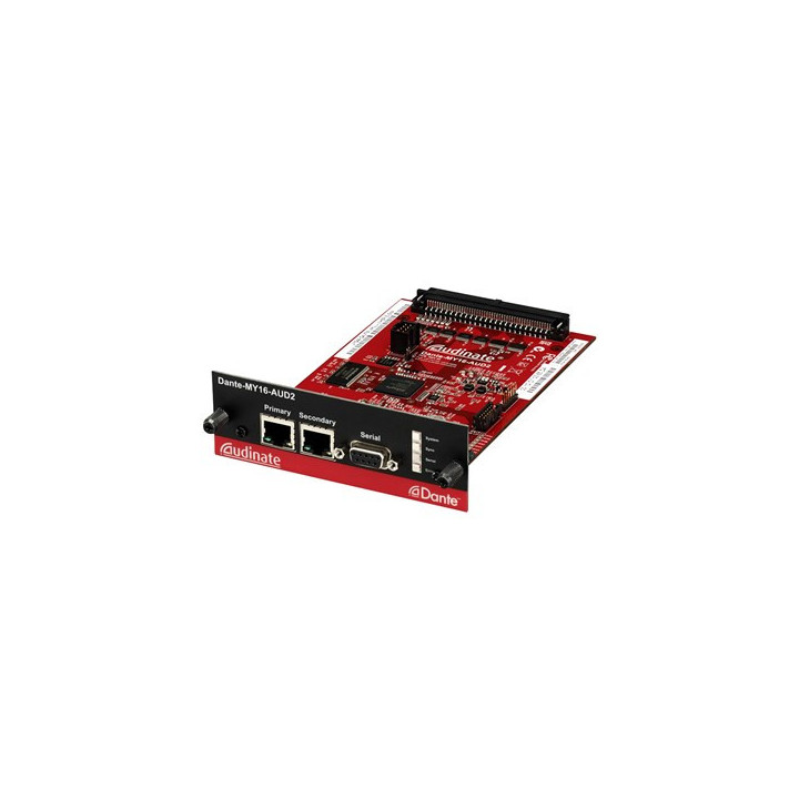 Yamaha DANTE-MY16-AUD2 - 16-CH, Dante format (24bit, 48/96kHz)