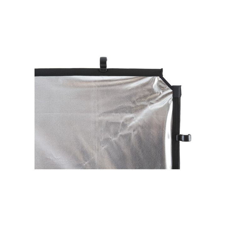 Manfrotto LL LR82231R - Skylite Rapid Fabric Reflector (Silver/White, 6.6 x 6.6')