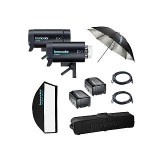 Broncolor 31.770.XX - Inspiration Kit with 2 Stelos 800 L