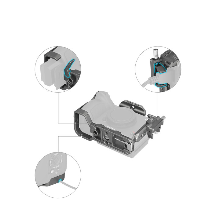 SmallRig 4770 - HawkLock Quick Release Cage Kit for Sony FX3 / FX30