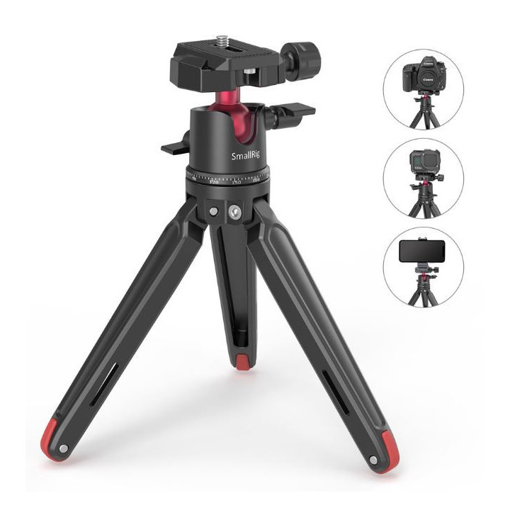 SmallRig BUT2664 - Tabletop Mini Tripod with Panoramic Ball Head