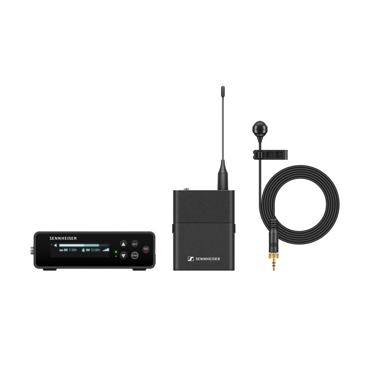 Sennheiser EW-DP ME4 SET (Q1-6) - Digital Wireless Cardioid Lavalier Microphone System (Q1-6: 470 to 526 MHz) - Blackfriday