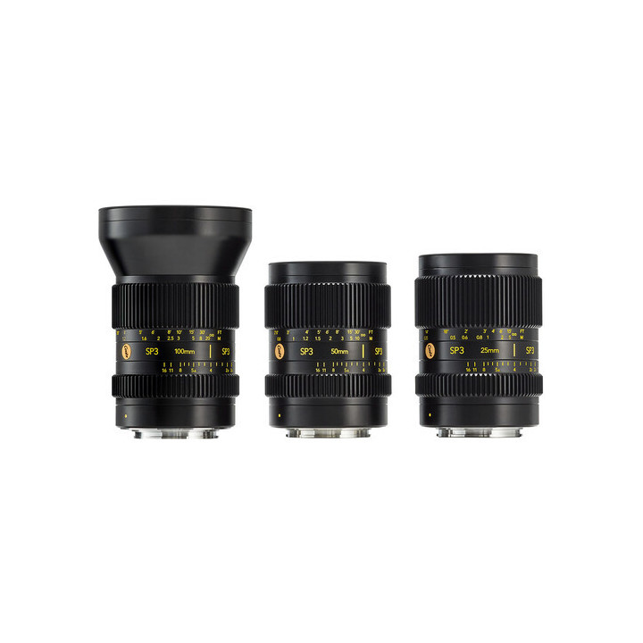Cooke SP3 3-WAY - Full-Frame 3-Lens Prime Set (25/50/100mm, Sony E)