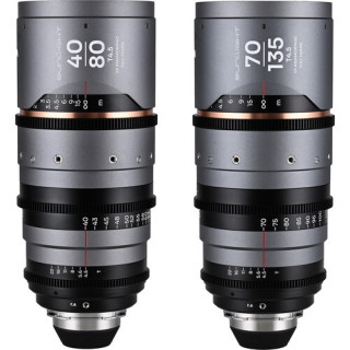 Laowa VE4070BPLA - Sunlight 2X Anamorphic Zoom 2-Lens Bundle(40-80mm,70-135mm) (Amber)