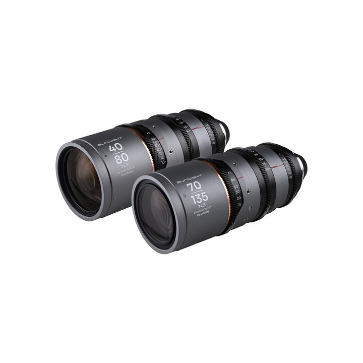 Laowa VE4070BPLA - Sunlight 2X Anamorphic Zoom 2-Lens Bundle(40-80mm,70-135mm) (Amber)
