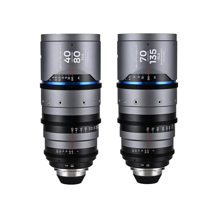 Laowa VE4070BPLB - Sunlight 2X Anamorphic Zoom 2-Lens Bundle (40-80mm,70-135mm) (Blue)