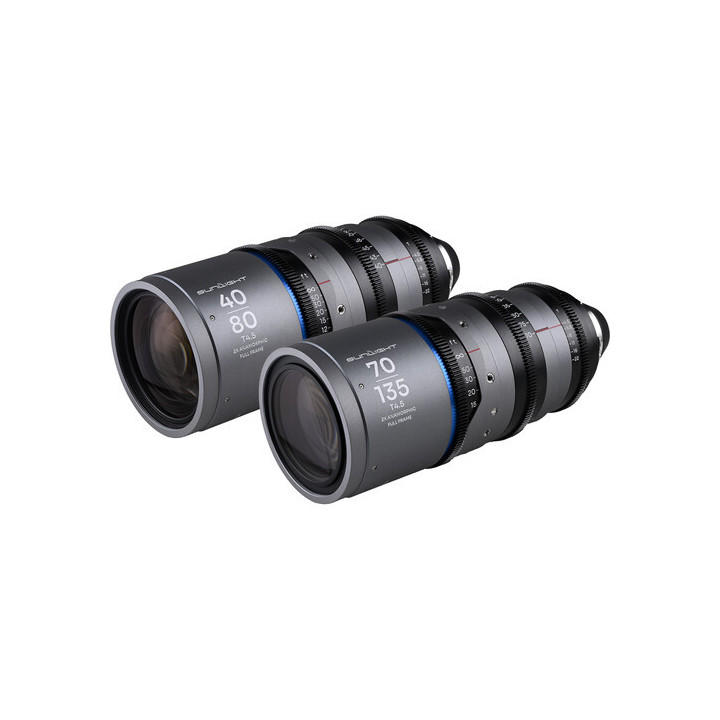 Laowa VE4070BPLB - Sunlight 2X Anamorphic Zoom 2-Lens Bundle (40-80mm,70-135mm) (Blue)