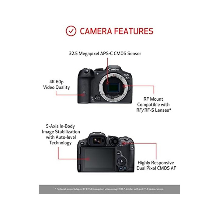 Canon 5137C003 - EOS-R7 Body