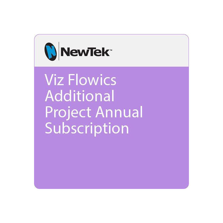 Vizrt VFAPASub - Viz Flowics Additional Project Annual Subscription